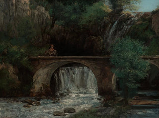 Le Grand Pont - Gustave Courbet — vista dell’opera