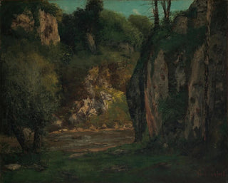 Gustave Courbet - The Hidden Brook.webp