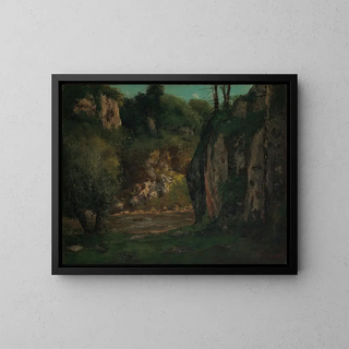Gustave Courbet - The Hidden Brook.webp