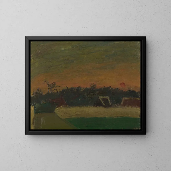 Tramonto - Gustave De Smet — quadro incorniciato alla parete