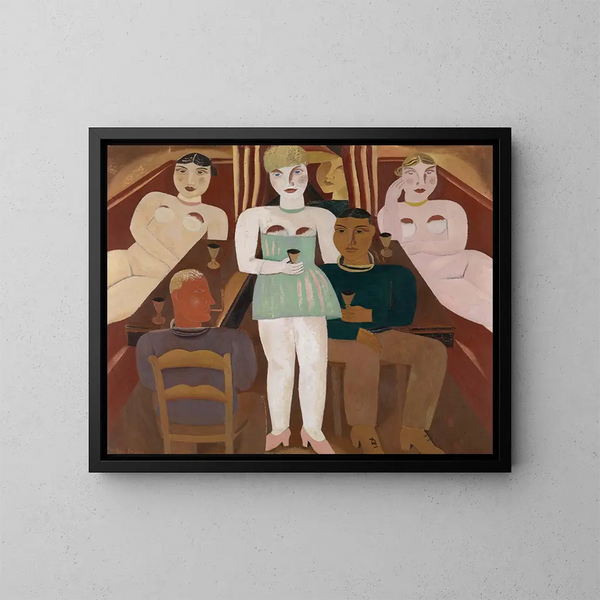 La bonne maison - Gustave De Smet — quadro incorniciato alla parete