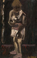 Chemise blanche sur fond noir - Gustave De Smet — vista dell’opera