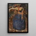 Femme de Spakenburg - Gustave De Smet — quadro incorniciato alla parete