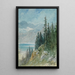 Vue sur il lago di Ginevra vicino a Montreux - Gustave Doré — quadro incorniciato alla parete