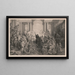 L'ingresso di Cristo a Gerusalemme - Gustave Doré — quadro incorniciato alla parete