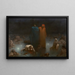 Dante e Virgilio nell'ottavo cerchio dell'inferno - Gustave Doré — quadro incorniciato alla parete