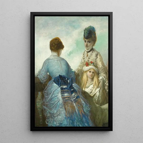 La promenade - Gustave Doré — quadro incorniciato alla parete