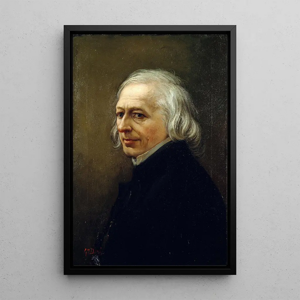 Portrait de Charles Philipon 1800-1862 disegnatore e giornalista - Gustave Doré — quadro incorniciato alla parete