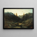 Ruisseau dans les montagnes au crépuscule - Gustave Doré — quadro incorniciato alla parete