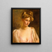 Una bellezza bionda - Gustave Jean Jacquet — quadro incorniciato alla parete