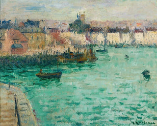 Avant-port di Dieppe - Gustave Loiseau — vista dell’opera