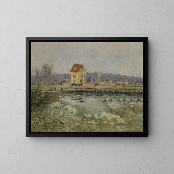 Barrage de Pontoise - Gustave Loiseau — quadro incorniciato alla parete
