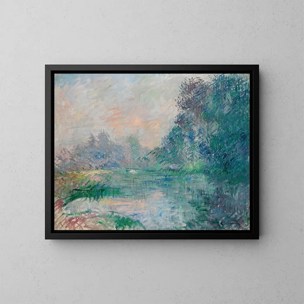 Bord de l'Eure, effet du matin - Gustave Loiseau — quadro incorniciato alla parete