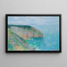 Scogliere - Gustave Loiseau — quadro incorniciato alla parete