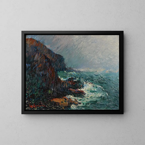Falesie in Normandia - Gustave Loiseau — quadro incorniciato alla parete