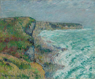 Falesie di Yport in inverno - Gustave Loiseau — vista dell’opera
