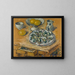 Ostriche e limoni - Gustave Loiseau — quadro incorniciato alla parete