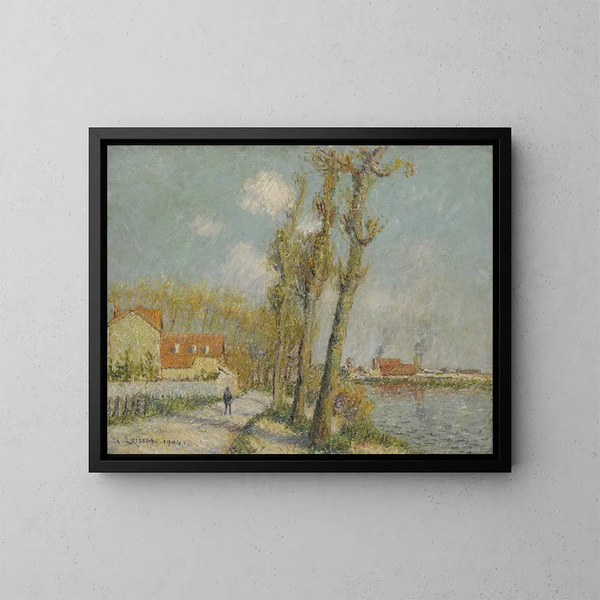 L'Oise à Pontoise - Gustave Loiseau — quadro incorniciato alla parete
