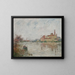 L'Usine au bord de la rivière - Gustave Loiseau — quadro incorniciato alla parete