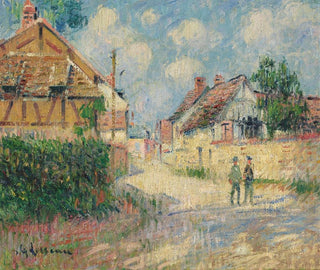 La route de Tournedos - Gustave Loiseau — vista dell’opera