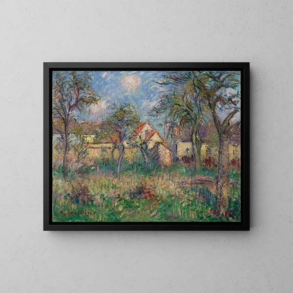 Le Jardin - Gustave Loiseau — quadro incorniciato alla parete