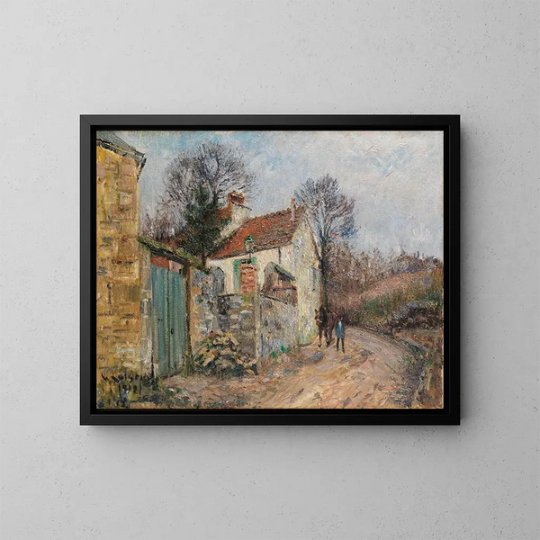 Il sentiero della pianura Pontoise - Gustave Loiseau — quadro incorniciato alla parete