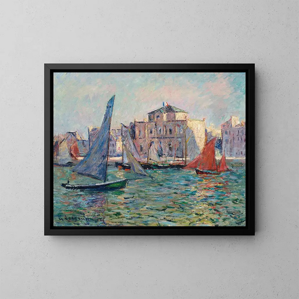 Les Martigues - Gustave Loiseau — quadro incorniciato alla parete