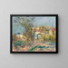 L'Hermitage, pruniers in fiore - Gustave Loiseau — quadro incorniciato alla parete