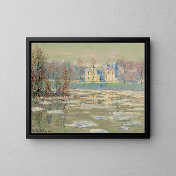 Loise en hiver - Gustave Loiseau — quadro incorniciato alla parete