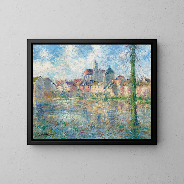 Moret-sur-Loing - Gustave Loiseau — quadro incorniciato alla parete