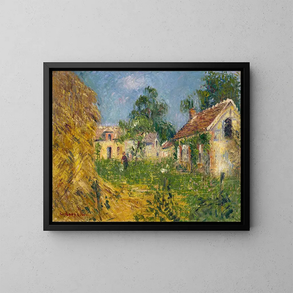 Piccola fattoria nel Calvados - Gustave Loiseau — quadro incorniciato alla parete