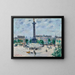 Place de la Bastille - Gustave Loiseau — quadro incorniciato alla parete