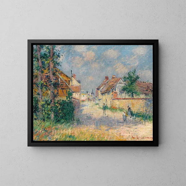 Rue Saint-Cyr-du-Vaudreuil - Gustave Loiseau — quadro incorniciato alla parete
