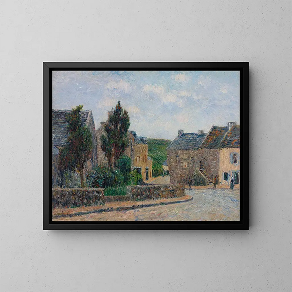Rue Saint-Lunaire - Gustave Loiseau — quadro incorniciato alla parete