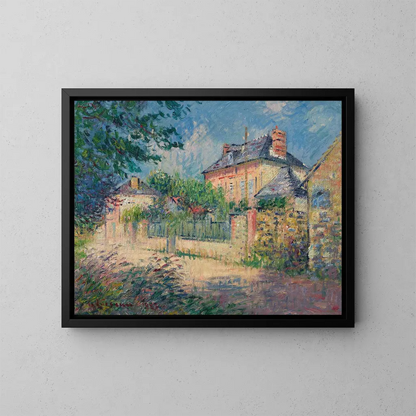 Rue de village - Gustave Loiseau — quadro incorniciato alla parete