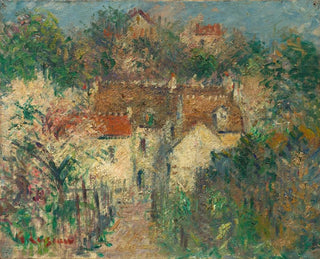 Gustave Loiseau - Vue de village.webp