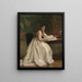 Un momento di distrazione - Gustave Léonard de Jonghe — quadro incorniciato alla parete