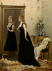 Davanti allo specchio - Gustave Léonard de Jonghe — vista dell’opera