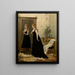Davanti allo specchio - Gustave Léonard de Jonghe — quadro incorniciato alla parete