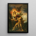 Jacob et l'ange - Gustave Moreau — quadro incorniciato alla parete