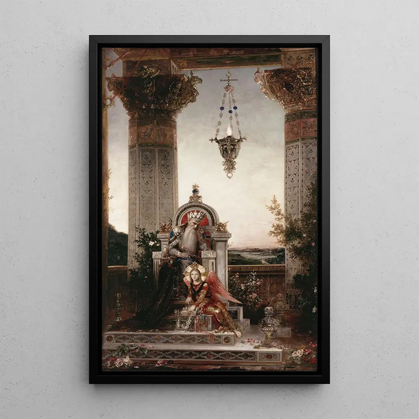 Le roi David - Gustave Moreau — quadro incorniciato alla parete
