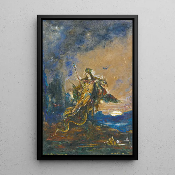 La Foi - Gustave Moreau — quadro incorniciato alla parete
