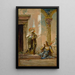 La Sainte et le Poète - Gustave Moreau — quadro incorniciato alla parete