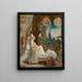 Il sogno di un abitante del Mogol - Gustave Moreau — quadro incorniciato alla parete