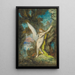 Léda e il Cigno - Gustave Moreau — quadro incorniciato alla parete