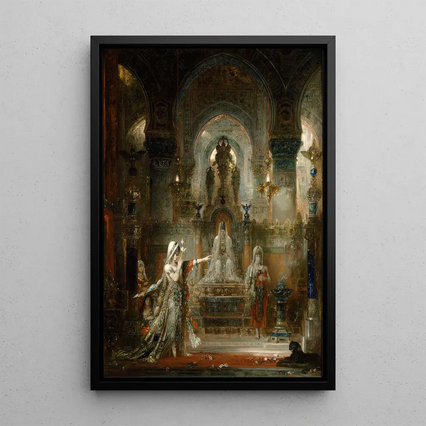 Salomé dansant devant Hérode - Gustave Moreau — quadro incorniciato alla parete