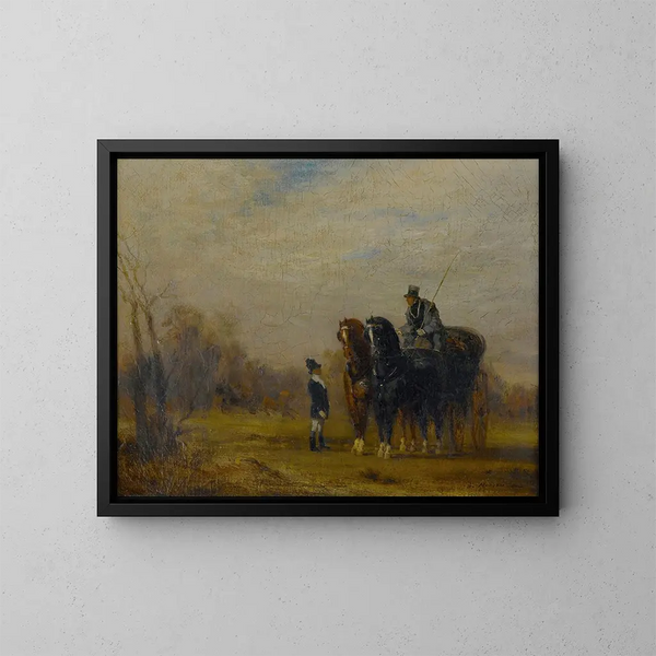 Le coche - Gustave Moreau — quadro incorniciato alla parete