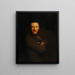 Il Sorridente Autoritratto - Gustave Pierre — quadro incorniciato alla parete