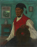 contadino alsaziano con gilet rosso - Gustave Stoskopf — vista dell’opera