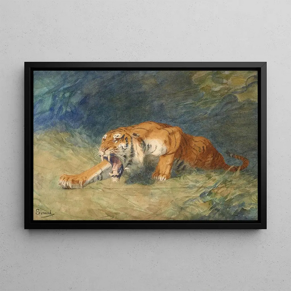 Gustave Surand - Tigre rugissant.webp